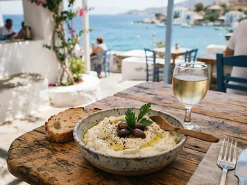 Skordalia, a Greek Greek dish