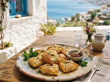 Kalitsounia, a Crete Greek dish