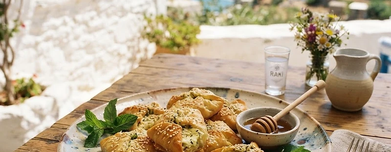 Kalitsounia, a Crete Greek dish