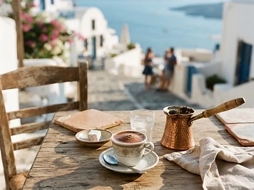 Greek Coffee, a drink from Greek, Greece