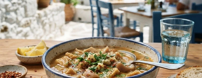 Patsas, a Athens Greek dish