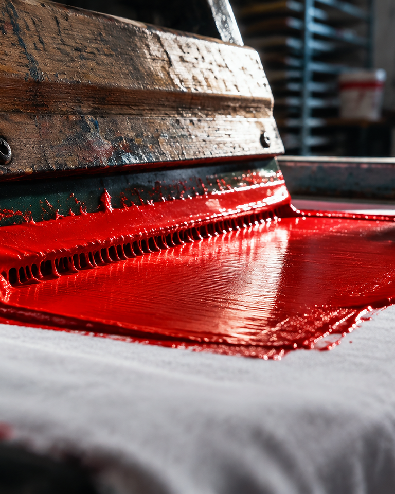 Custom screen printing at Imaginations Print & Design