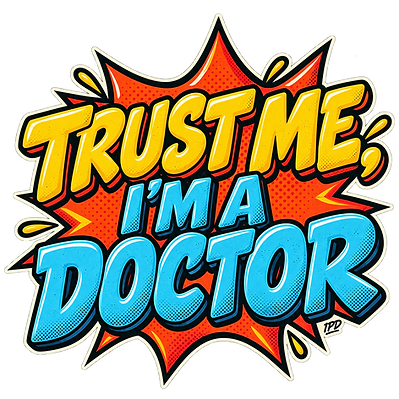 attitude-trust-me-im-a-doctor design graphic