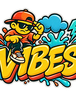 attitude-vibes design graphic