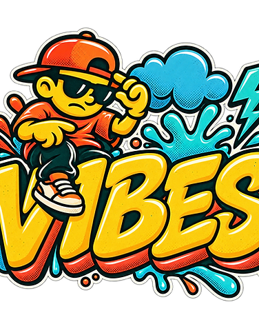 attitude-vibes design graphic