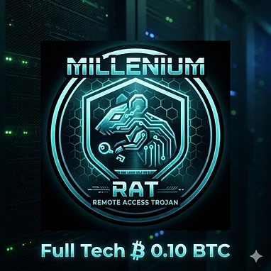 Millenium RAT Full Tech package — 0.10 BTC — contact for access