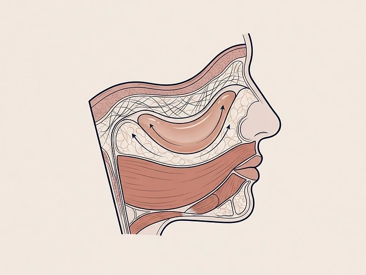 L'acide hyaluronique restaure le volume : il comble le creux entre la peau et le muscle, sans toucher au mouvement.