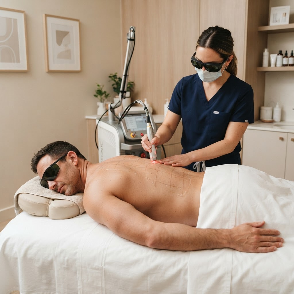 Épilation laser homme à Casablanca : réduction durable des poils