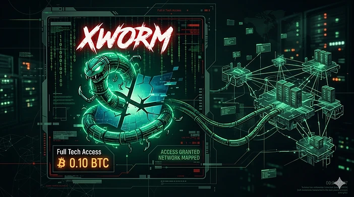 XWorm Full Tech Access — 0.10 BTC — Access Granted, Network Mapped