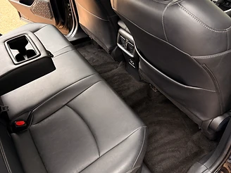 Mold & mildew on rear seats and carpet — after