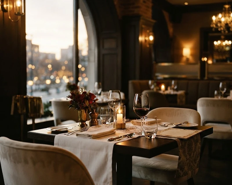 Corner dining room
