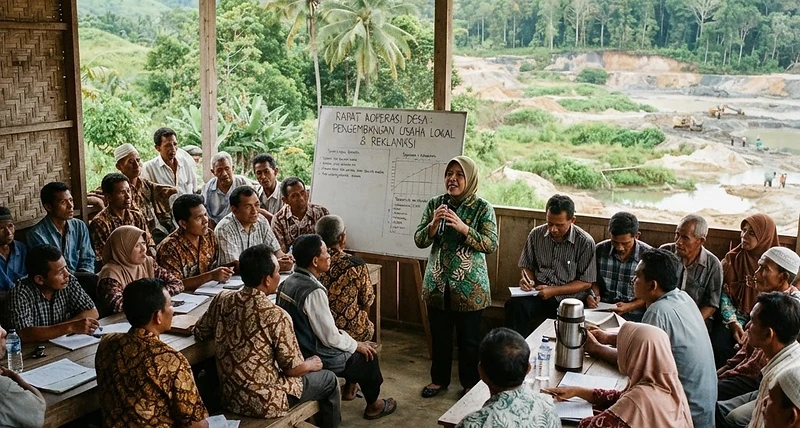Menata Ulang Koperasi Desa di Tengah Lahan Bekas Tambang Timah