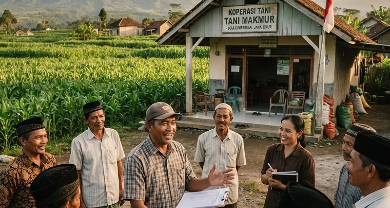 Menakar Napas Koperasi Desa di Balik Lahan Jagung Bojonegoro