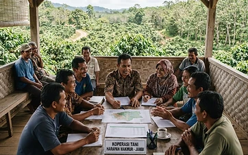 Panduan Praktis Mengelola Koperasi Desa Karet dan Kopi di Jambi