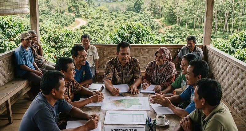 Panduan Praktis Mengelola Koperasi Desa Karet dan Kopi di Jambi