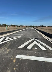 Speed Hump Markings - Traffic Calming, pavement marking and striping by Stripe Kings