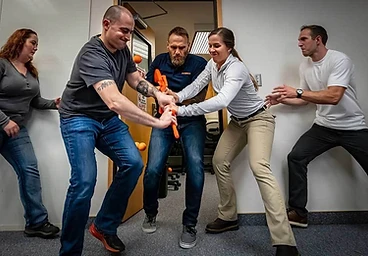 Active shooter response simulation training exercise