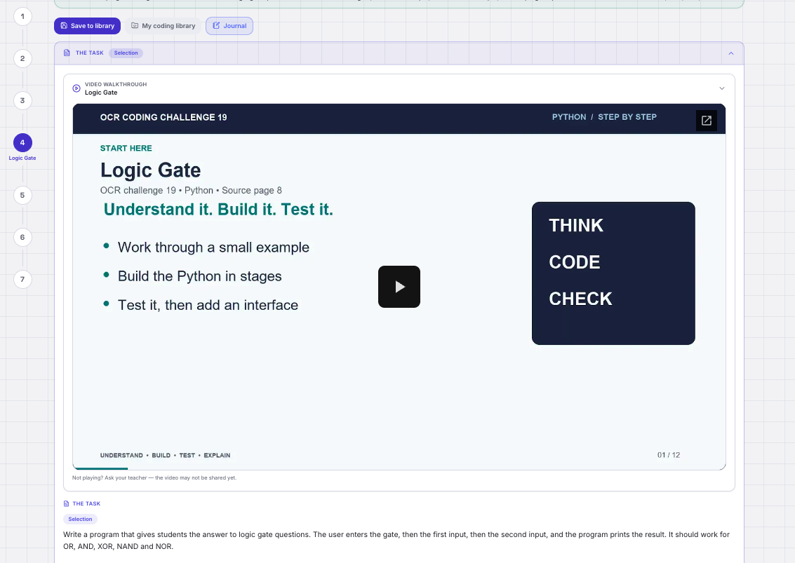 Coding challenges