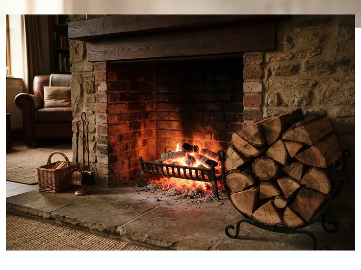 Clean, safe hearth after professional dryer vent cleaning service