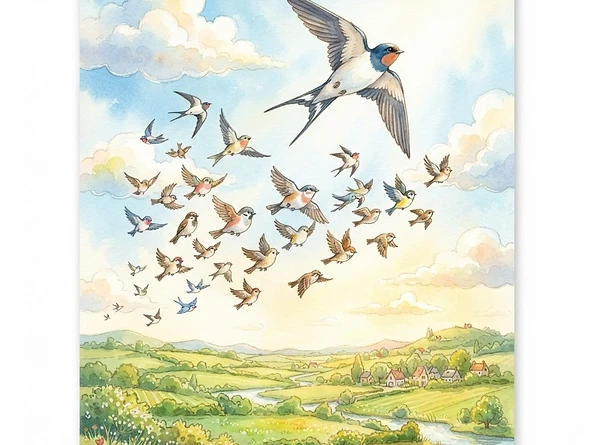 La Rondine e gli Uccelli