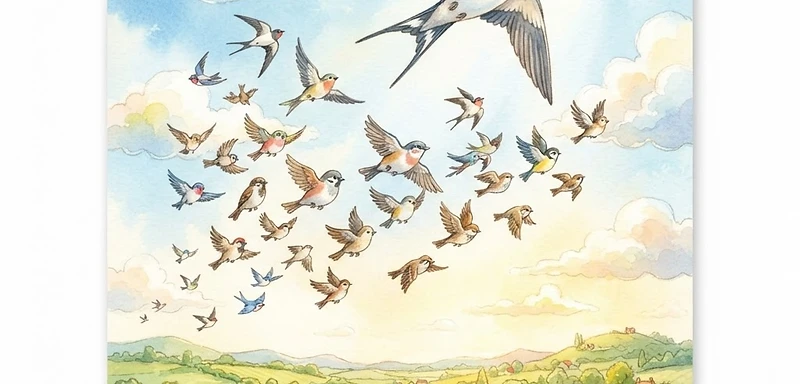 La Rondine e gli Uccelli