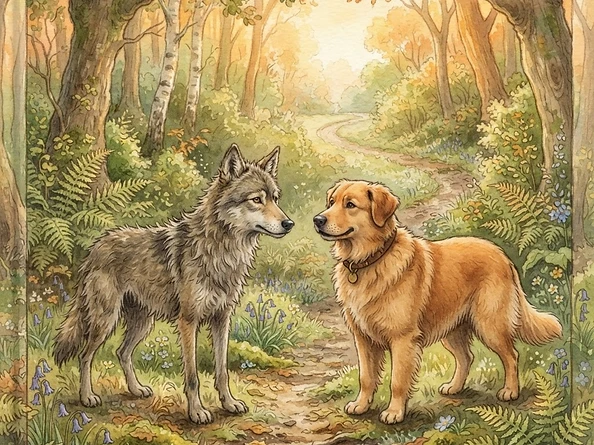 Il Lupo e il Cane