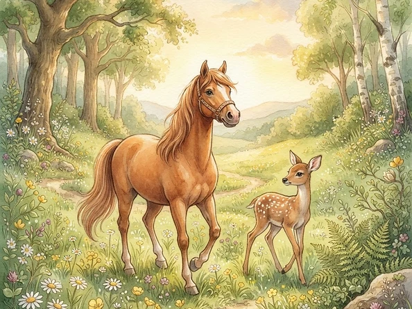 Il Cavallo e il Cervo
