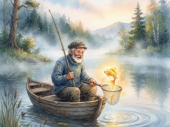 Il Pescatore e il Pesce Magico