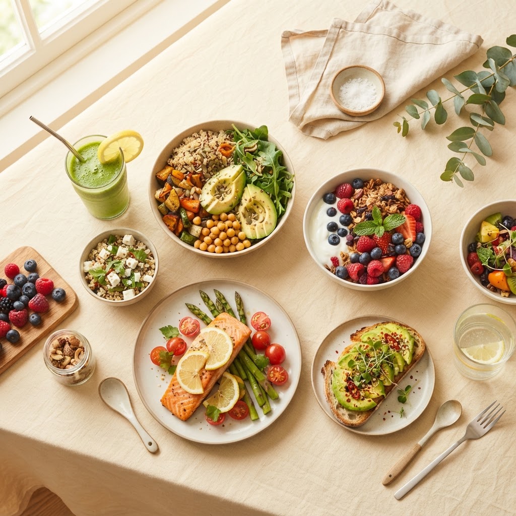 A YumVoyage user enjoying a healthy meal