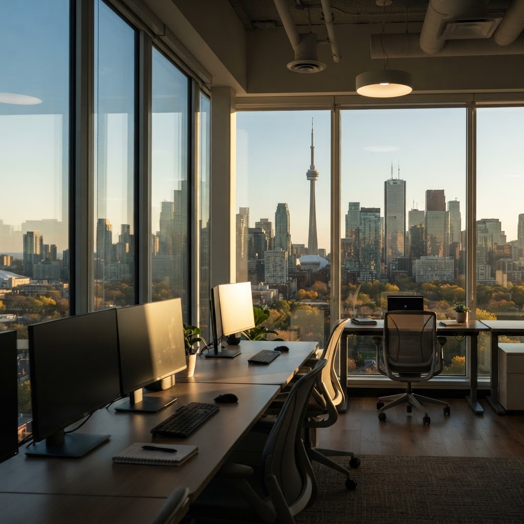 Office Window Film for Glare in Toronto