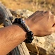 Krobo and Large Wooden Bead Bracelet angle 2