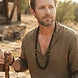 Black Lava Rock and Tiger's Eye Necklace Set angle 2