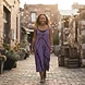 Purple and Black Tie Dyed Jumpsuit angle 2