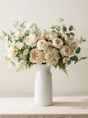 Boeket 'Fleur' met vaas 'Colonne'