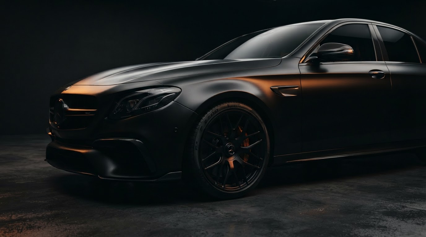 Aufbereitung einer Limousine im Studio
