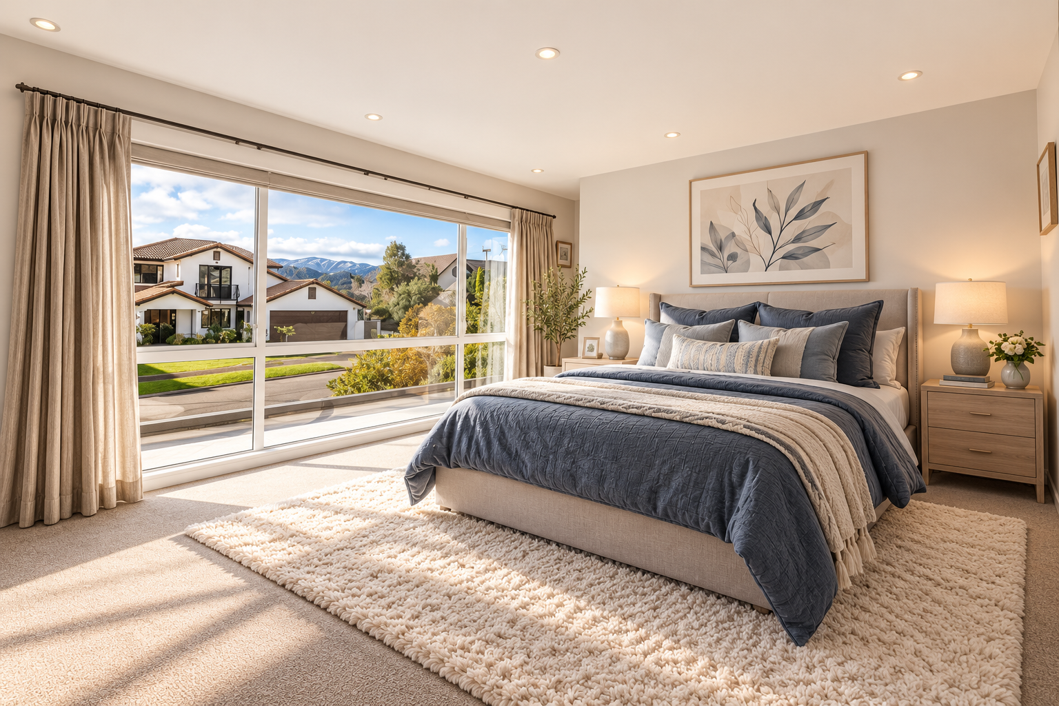 Master Suite — Sunlit Valley Views