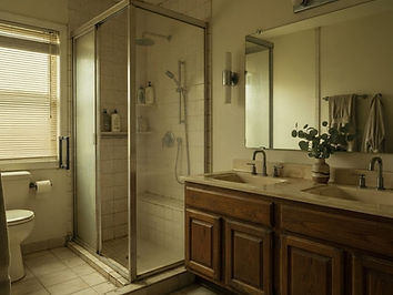 Primary Bathroom Renovation before work began