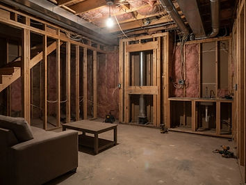 Basement Finishing before work began