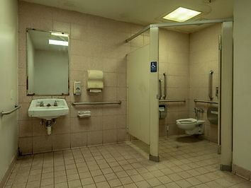 Accessible Washroom Upgrade before work began
