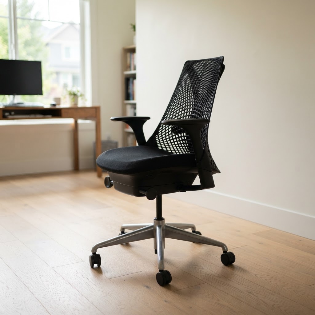 Ergonomic office chair, adjustable