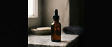UGC-style AI video frame of a skincare product on a bathroom shelf in morning light