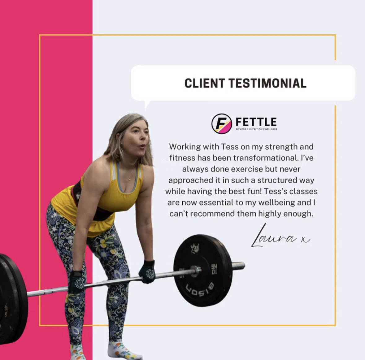 Laura's testimonial