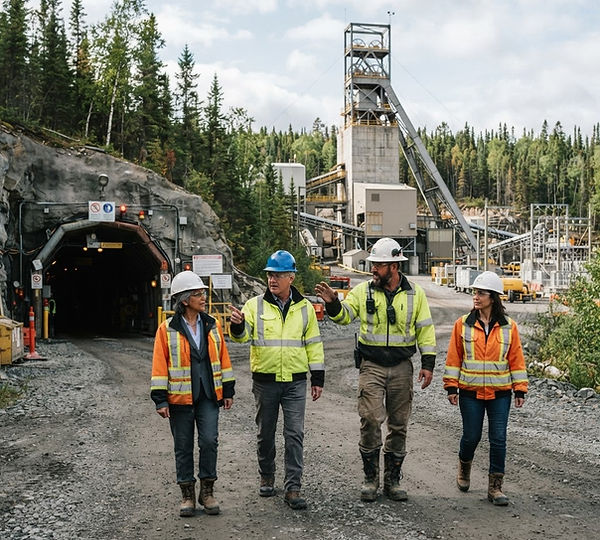 Representative illustration: A Canadian mid-tier gold miner needed a new operating model as it restructured for efficiency and expansion.