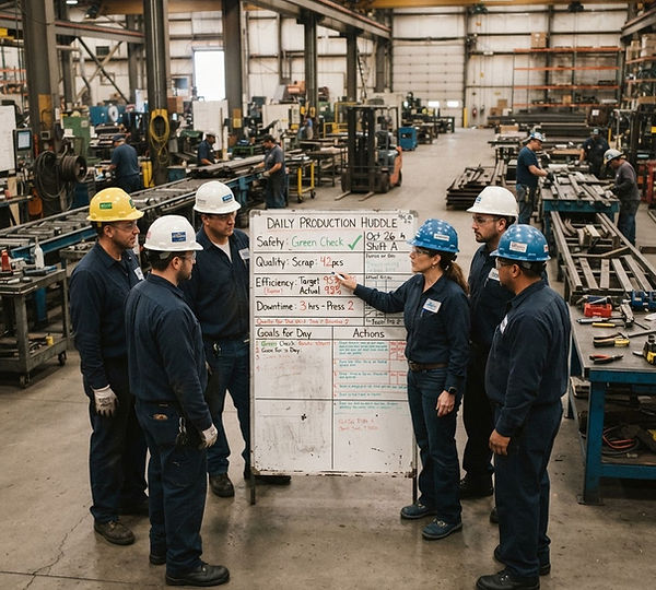Report in practice on the operating floor
