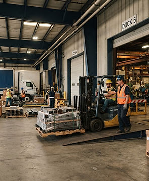 Supply Chain work on the operating floor
