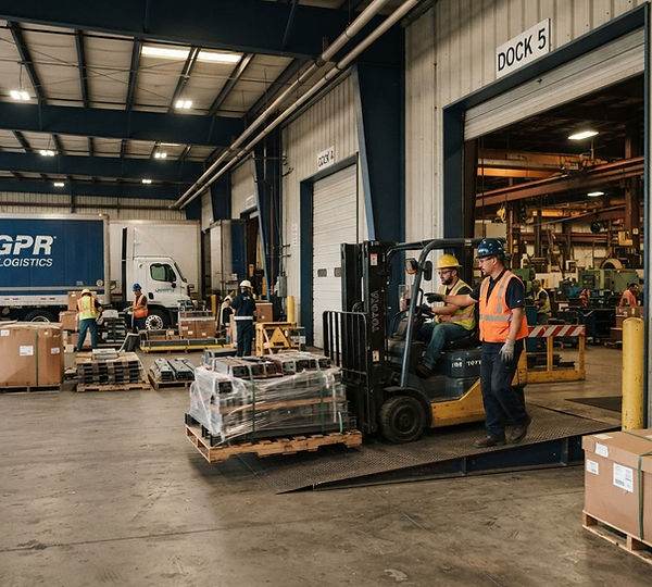 Supply Chain work on the operating floor