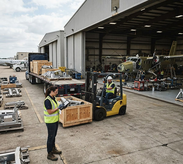 Representative illustration: A leading utility-aircraft manufacturer found freight charges rising faster than production, with logistics spend per aircraft far too high.