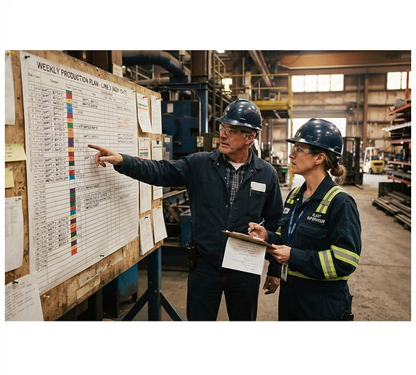 Plan in practice on the operating floor