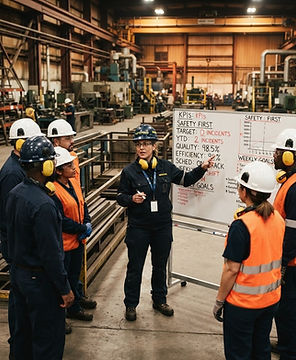Workforce & Leadership Effectiveness work on the operating floor