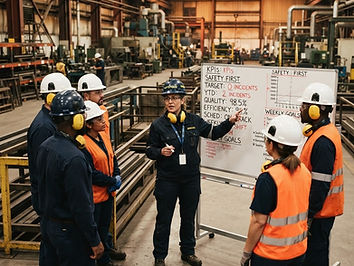 Workforce & Leadership Effectiveness work on the operating floor